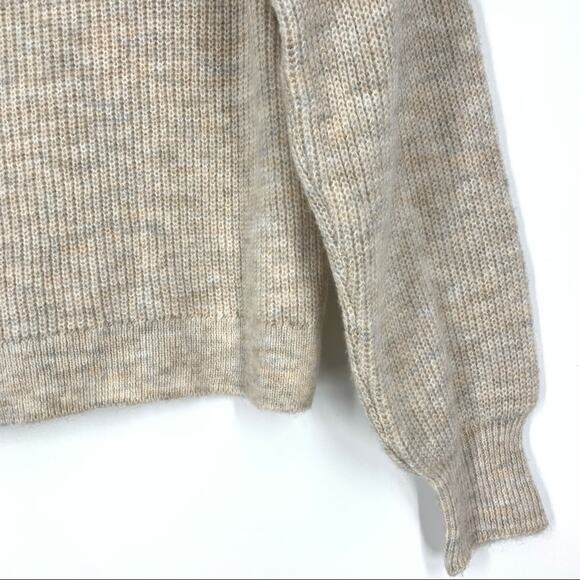 Vero Moda Paddy Birch Balloon Sleeve Sweater Women’s Size XS Knit Pullover Beige - Picture 4 of 10